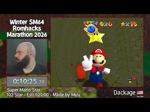 WSRM2026 - Super Mario Star 102 Star by Dackage