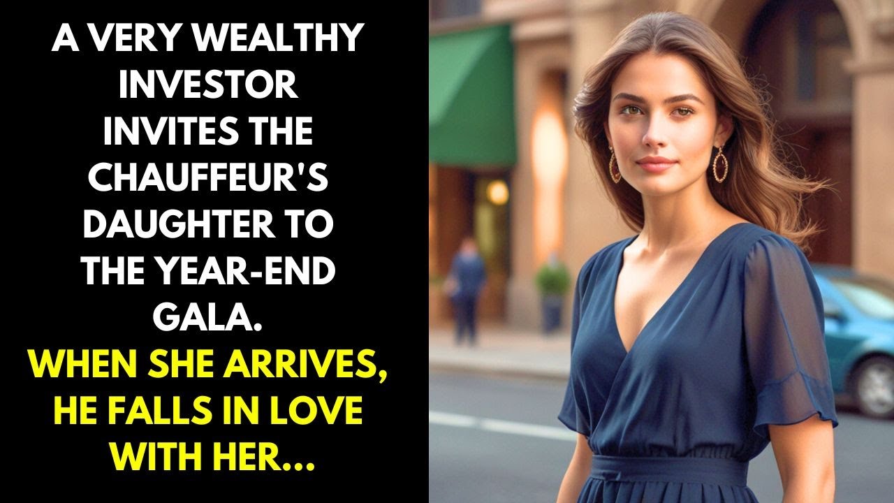 A VERY WEALTHY INVESTOR INVITES THE CHAUFFEUR'S DAUGHTER TO THE YEAR-END GALA...