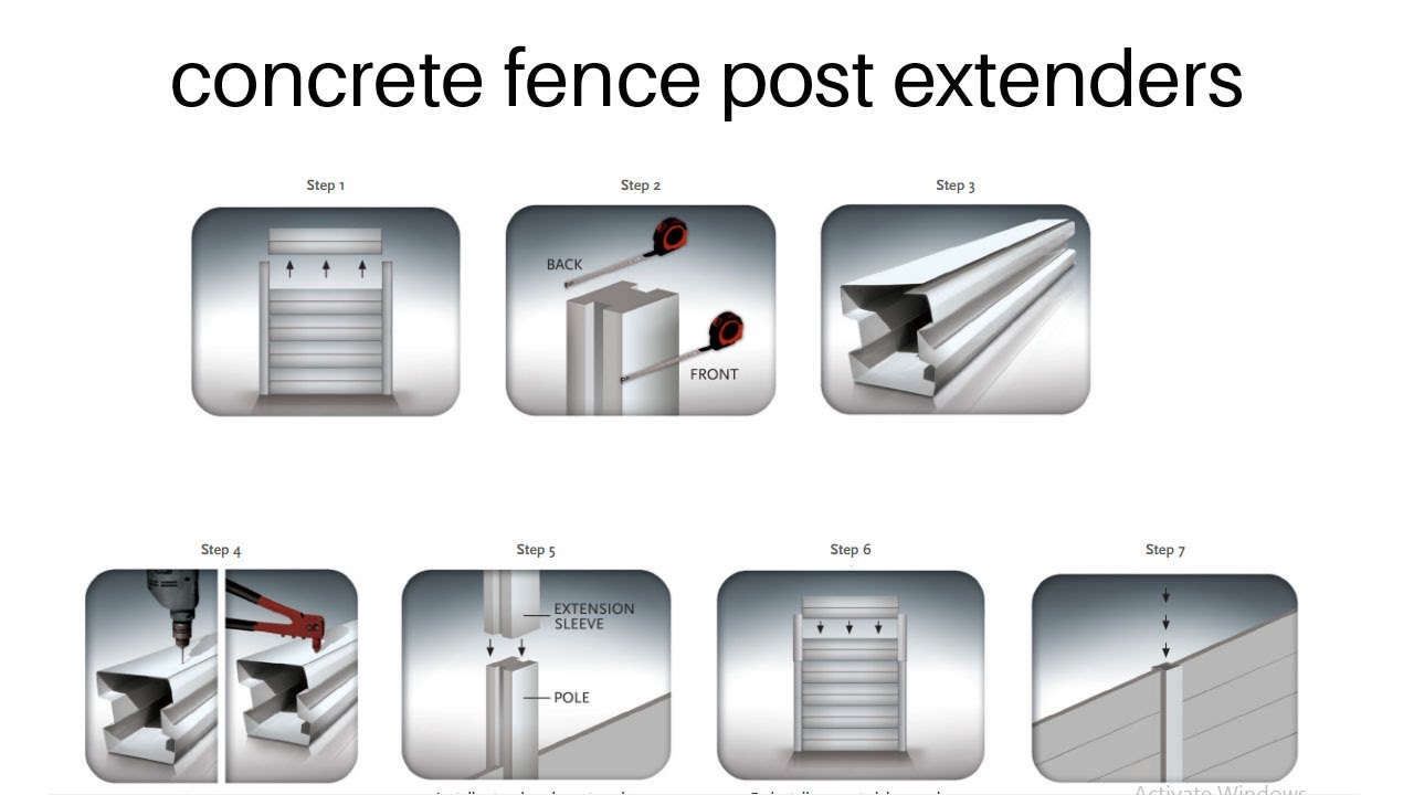 Watch video concrete fence post extenders Now concrete fence post extenders