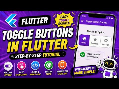 Flutter Android Toggle Button Tutorial