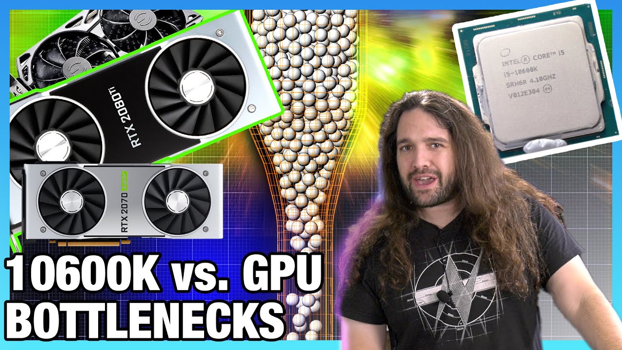 i5-10600K GPU Bottleneck Benchmark vs. 2080 Ti, 2070 Super, 2060 KO, 5700 XT, & More