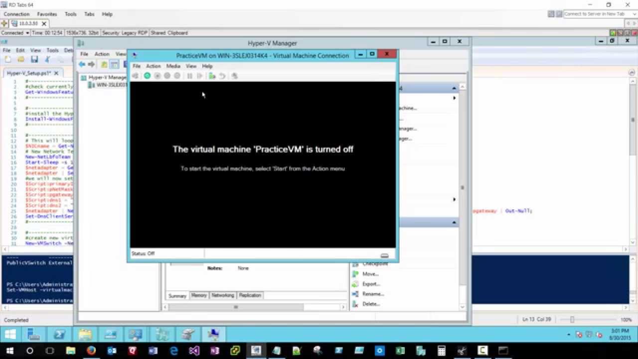 Hyper-V Home Lab Setup and Configuration