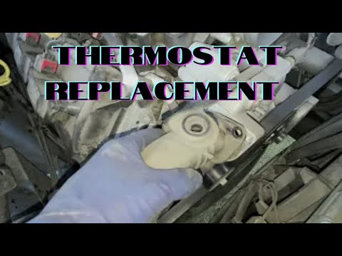 2014 dodge challenger 5.7L hemi thermostat replacement