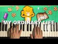 My Ordinary Life - The Living Tombstone (Piano Tutorial Lesson)