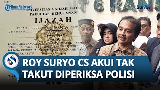 Jadi Tersangka Kasus Ijazah Jokowi, Roy Suryo Cs Bakal Jalani Pemeriksaan & Akui Tidak Takut