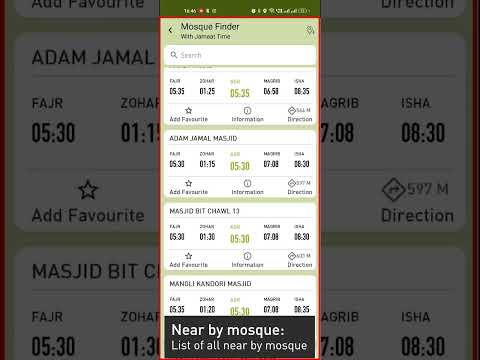 Prayer Times - Mosque Finder Video