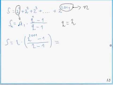 Progresii geometrice exercitiu