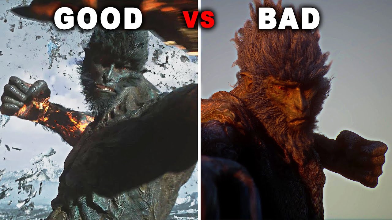 All Good vs Bad Ending (Old Wukong vs New Wukong) - Black Myth: Wukong
