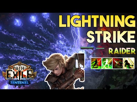[3.18] CI Int-Stack Lightning Strike Build | Raider | Sentinel | Path of Exile 3.18
