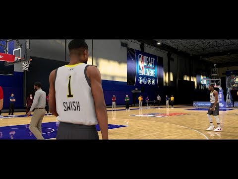 NBA 2K20 MyCAREER Ep. 5 - Swish Goes CRAZY in The Draft Combine! Signing With Nike!