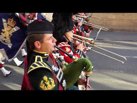 2 Scots P&D & RRSB play "The Atholl Highlanders/The Glendaruel Highlanders" - [4K/UHD]