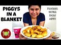 Piggys In A Blanket Pillsbury Croissant Original Dough Mukbang Eating Show ASMR Food Review