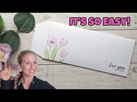 DIY Quick Slimline Envelope | Part 2 of 2 (Watch Part 1 to Make Slimline Card)