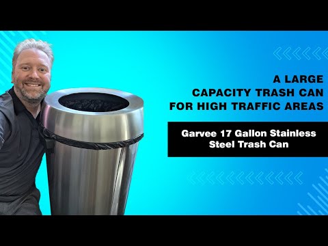 This 17-Gallon Stainless Steel Trash Can Is Surprisingly Smart!
