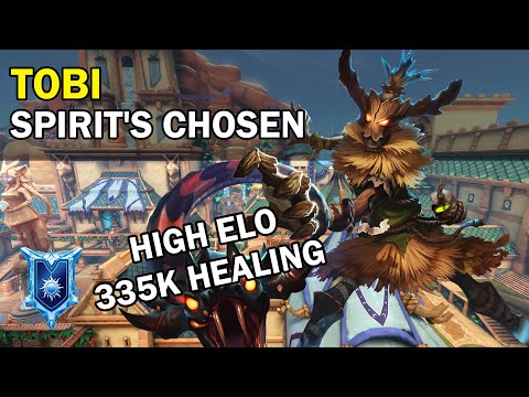 High Elo Match ! Super 335K Healing Tóbi Maldamba Paladins Competitive (Diamond) SPIRIT'S CHOSEN