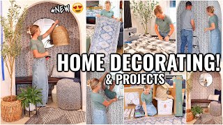 HOME DECORATING & PROJECT IDEAS!!😍 DECORATE WITH ME | DECORATING AND ORGANIZING MOTIVATION