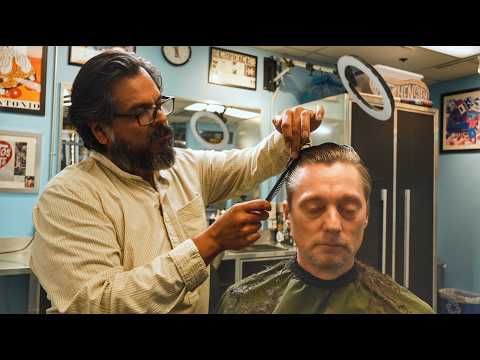 💈 Puro Scissor Snipping ASMR | Exploring Puro Handsome Barbershop in Vibrant San Antonio, Texas