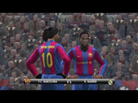 Pro Evolution Soccer 2008 - 2007 - Real Madrid C.F.  VS  FC Barcelona (PC)
