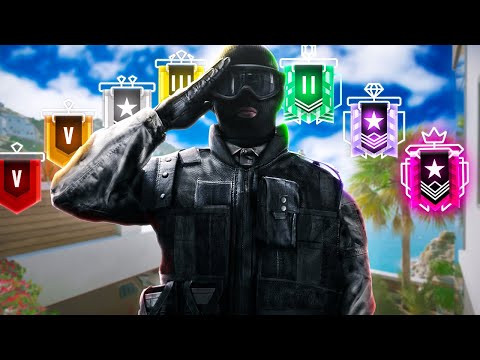 1v1 vs EVERY Rank BUT I Can ONLY Use Recruit... (Rainbow Six Siege)