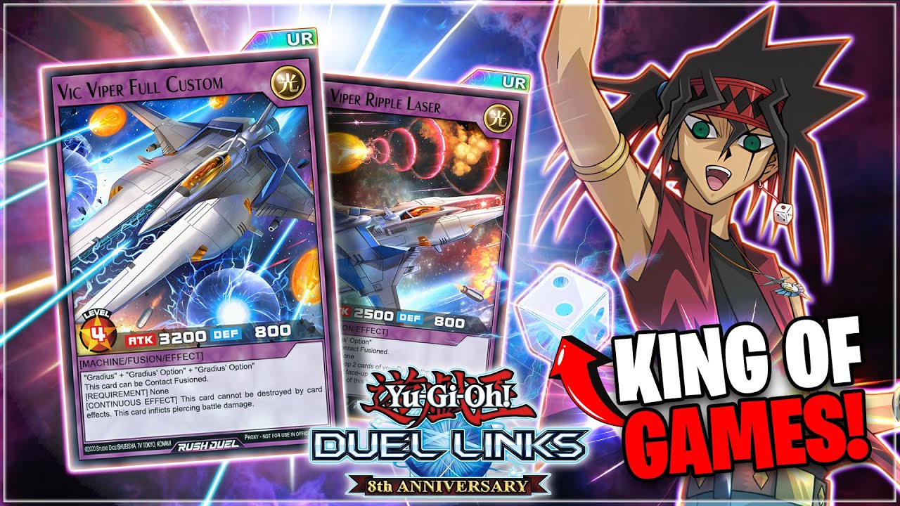 EXCLUSIVE NEW GRADIUS FUSIONS ARE CRAZY! KING OF GAMES RUSH DUEL DECK CLIMB! | Yu-Gi-Oh! Duel Links