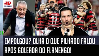 ‘O Flamengo atropelooou: parecia que eu estava vendo um…’; Pilhado se empolga com 4 a 0 no Bolívar