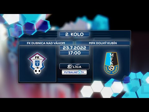 2.liga 2022/2023 2.kolo: FK Dubnica nad Váhom - MFK Dolný Kubín (zostrih)