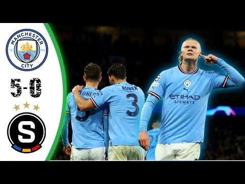 Manchester City vs Sparta Praha 5-0 Highlights & All Goals 2024
