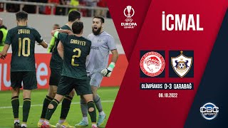 Olympiacos 0:3 Qarabag | UEFA Avropa Liqası, 3-cü tur | İCMAL