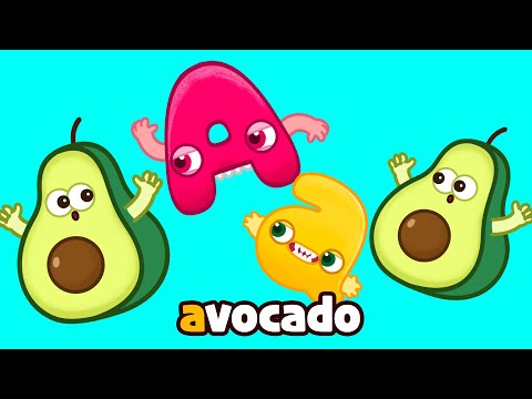 New "I am A!" Monster alphabet letter A song - phonics for kindergarten