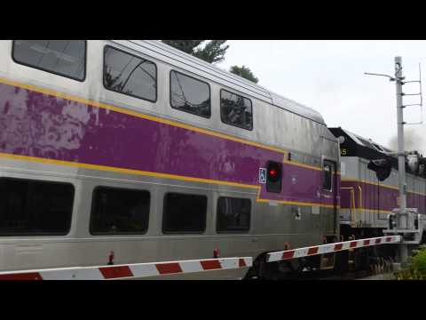 MBTA Commuter Rail 1065 @ Commercial at Front St  Braintree   MA 7 8 2016 towards Boston MA 2