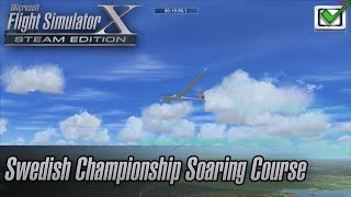 Microsoft Flight Simulator X: Steam Edition - Missions - Swedish Championship Soaring Course