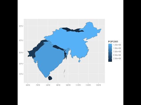 Creating Cartogram using R