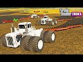 FALL PLOW DAY AT AMERICAN FARM! (3 BIG BUDS) | FARMING SIMULATOR 2000'S