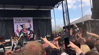 Iron Reagan A Dying World live at Ozzfest 2017 San Bernardino Ca
