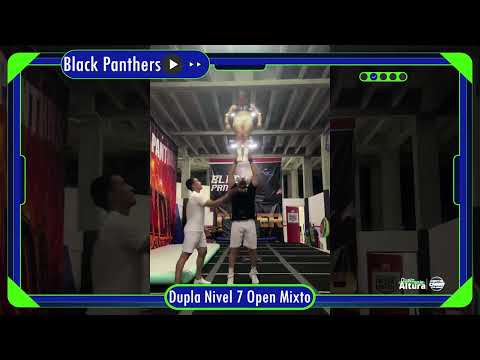 Yuri Oviedo y Rodolfo Salvador   Black Panthers   Dupla Nivel 7 Open Mixto