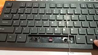how to insert spacebar of keyboard.