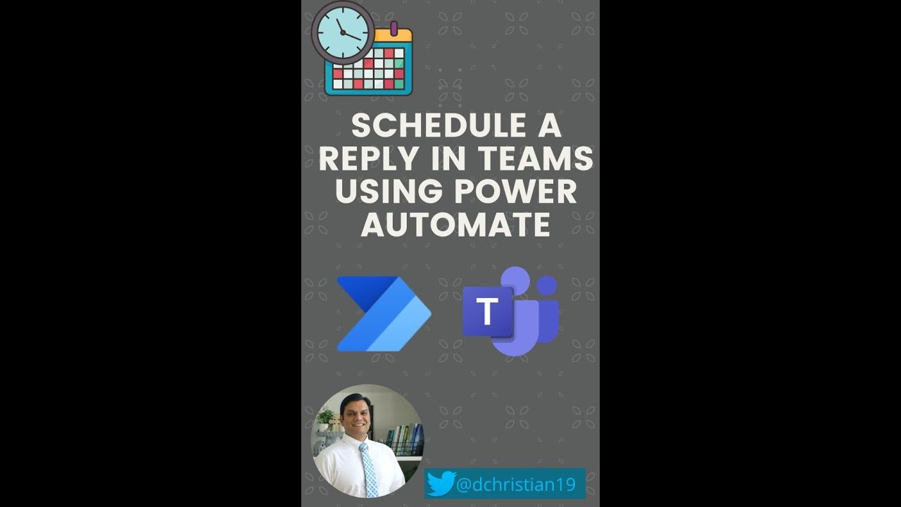 Schedule a Reply in Teams Using Power Automate