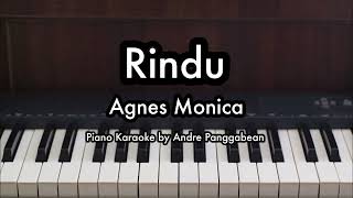 Download lagu Rindu - Agnes Monica | Piano Karaoke by Andre Panggabean mp3
