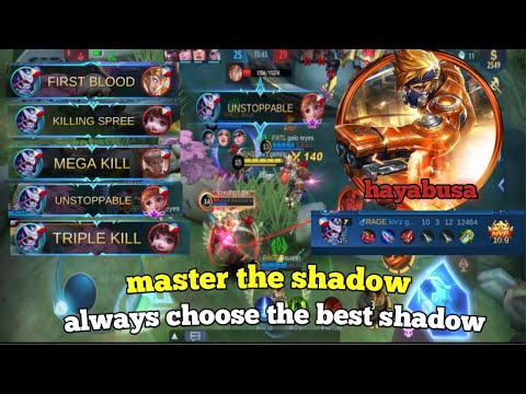 Try this broken offlane build for hayabusa | super aggressive gameplay | MLBB