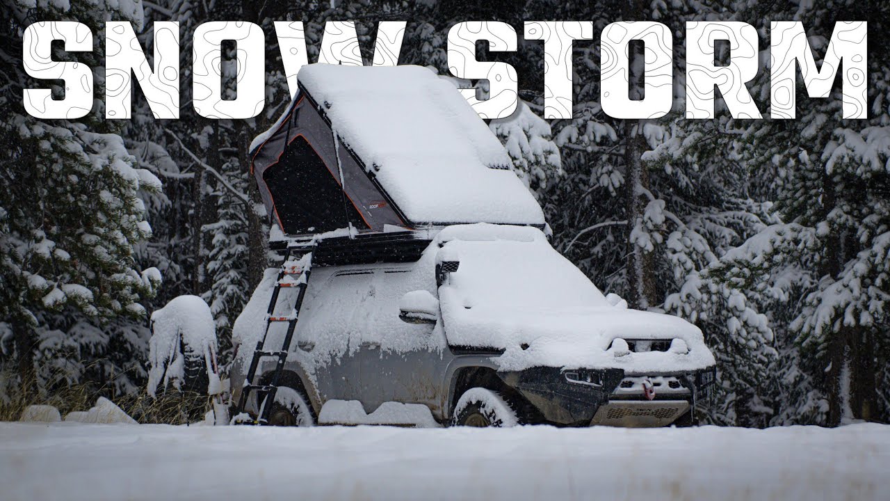 Solo winter snowstorm camping above 10,000' | Lifestyle Overland [S5E37]