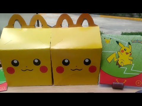 Cajita Feliz McDonald's Estados Unidos Pokémon 25 Aniversario (Febrero/Marzo 2021)