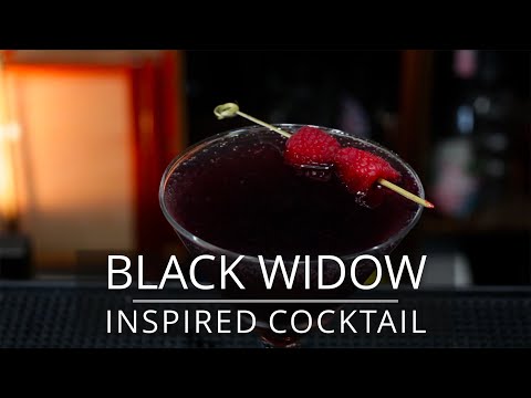 Black Widow Inspired Cocktail