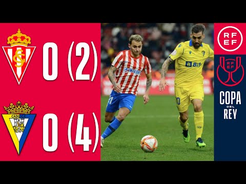 RESUMEN | Real Sporting Gijón 0-0 (2-4) Cádiz CF | Copa del Rey | Octavos de final