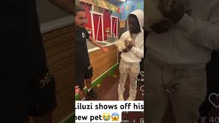 Lil Uzi shos off his new pet😭😱 #trend #rap #internetcelebrity #liluzivert