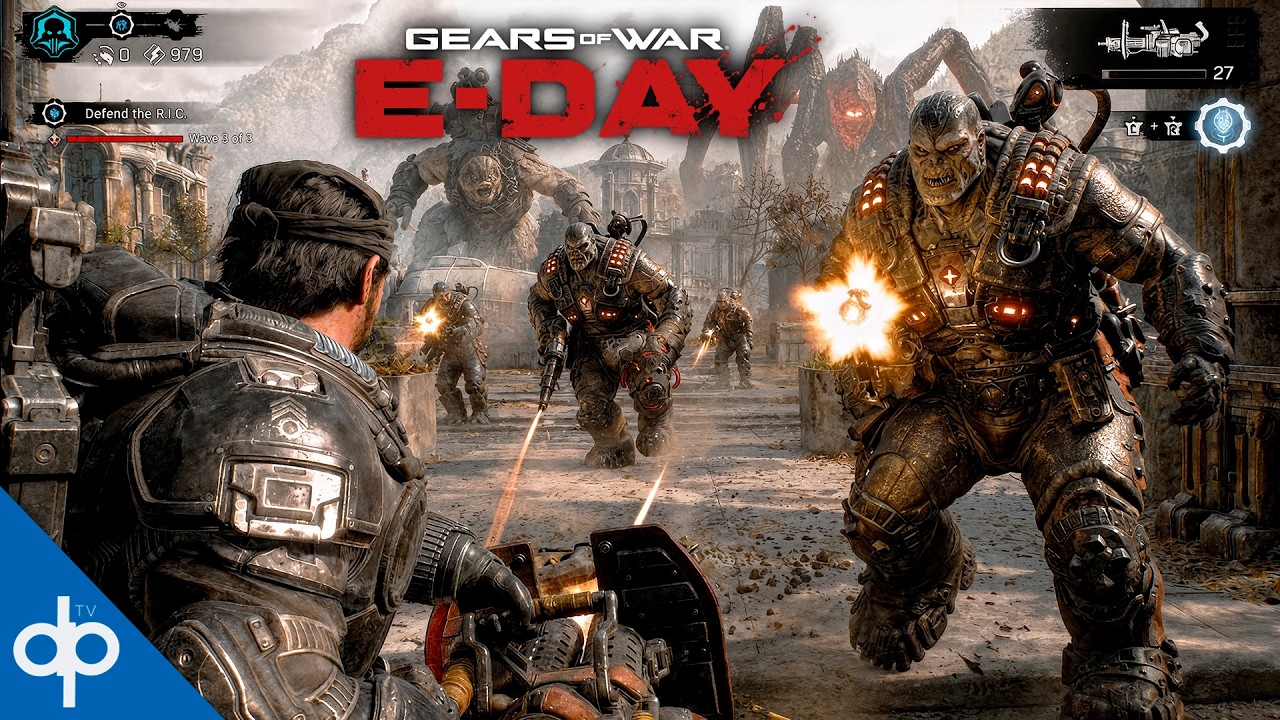 GEARS OF WAR: E-DAY - Modo Horda en Español | Gameplay Beta (4K 60FPS)