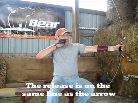 Instinctive Archery - Having  a proper release in traditional archery.