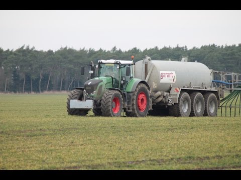 Gärreste ausbringen mit Fendt 939 vario und Kotte Garant  in FH