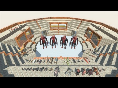 4 × KOZAROG VS EVERY FACTION - Animal Revolt Battle Simulator ARBS