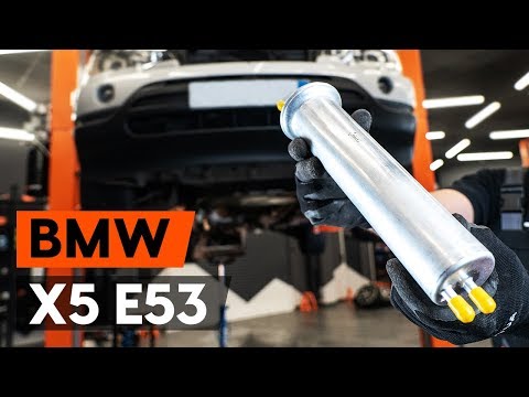 Hvordan bytte drivstoffilter på BMW X5 (E53) [BRUKSANVISNING AUTODOC]