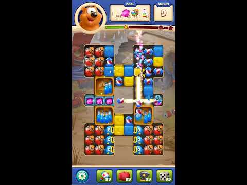 Toon Blast Level 7592 - NO BOOSTERS 🐻🐺🐱 | SKILLGAMING ✔️